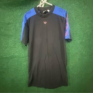Adidas Black and Blue T-Shirt Dress